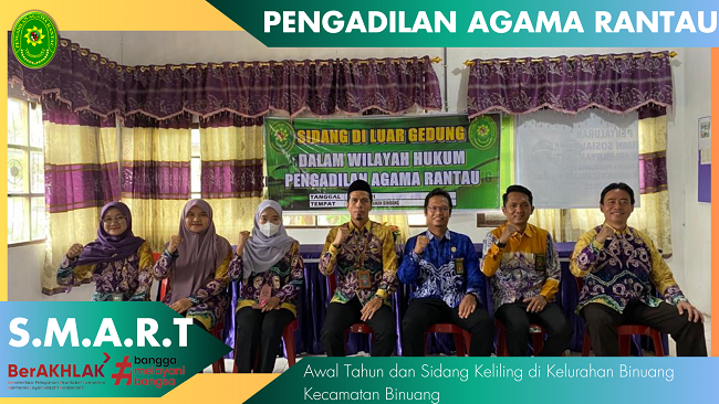 Awal Tahun dan Sidang Keliling di Kelurahan Binuang Kecamatan Binuang