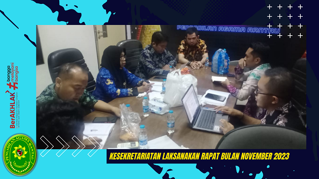 Kesekretariatan Laksanakan Rapat bulan November 2023