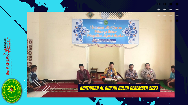 Khataman Al Quran bulan Desember 2023