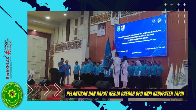 Pelantikan dan Rapat Kerja Daerah DPD KNPI Kabupaten Tapin