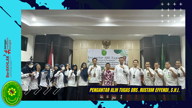 Pengantar Alih Tugas Drs. Rustam Effendi S.H