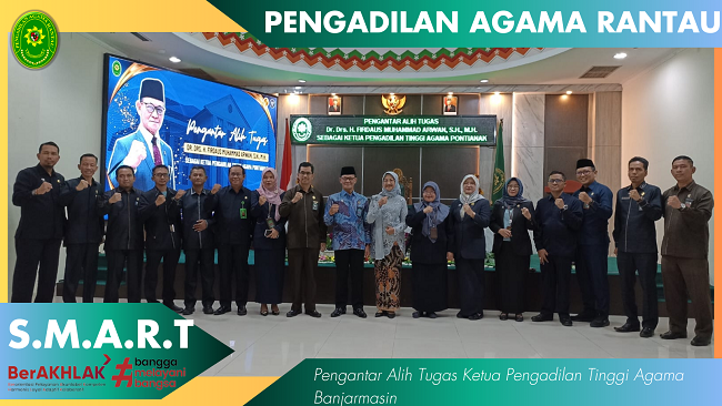 Pengantar Alih Tugas Ketua Pengadilan Tinggi Agama Banjarmasin