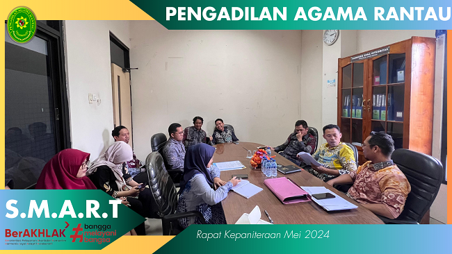 Rapat Kepaniteraan Mei 2024
