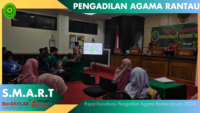 Rapat Koordinasi Pengadilan Agama Rantau Januari 2024