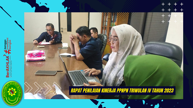 Rapat Penilaian Kinerja PPNPN Triwulan IV Tahun 2023