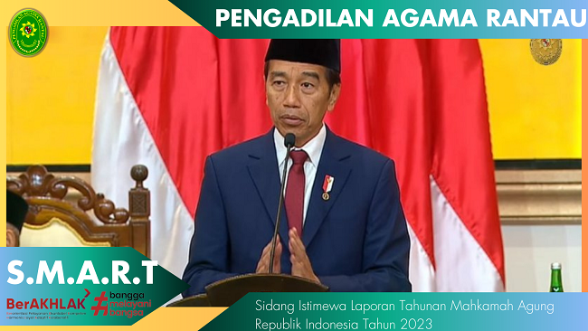 Sidang Istimewa Laporan Tahunan Mahkamah Agung Republik Indonesia Tahun 2023